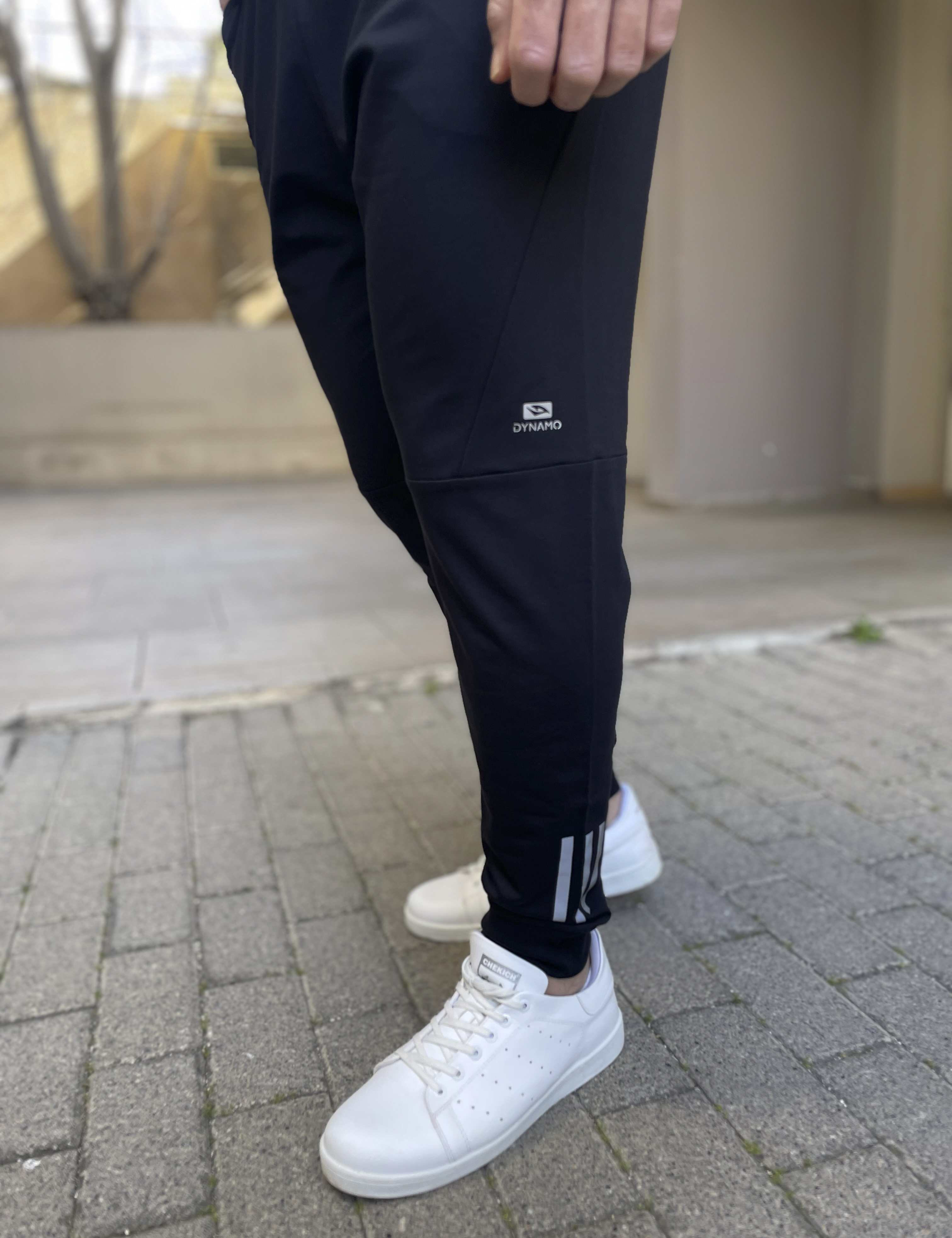 Dynamo ανδρική μπλε φόρμα με λάστιχο και τύπωμα στο πλάι AS417B φωτογραφία